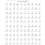 Worksheets Multiplication 6 PrintableMultiplication