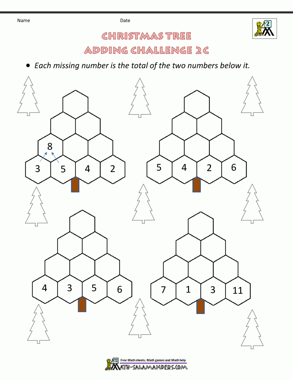 2Nd Grade Christmas Math Worksheets inside Christmas Math Worksheet 2Nd Grade Multiplication