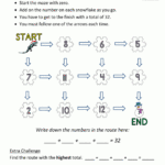 3Rd Grade Christmas Math Worksheets Inside Christmas Math Worksheets 3Rd Grade Time