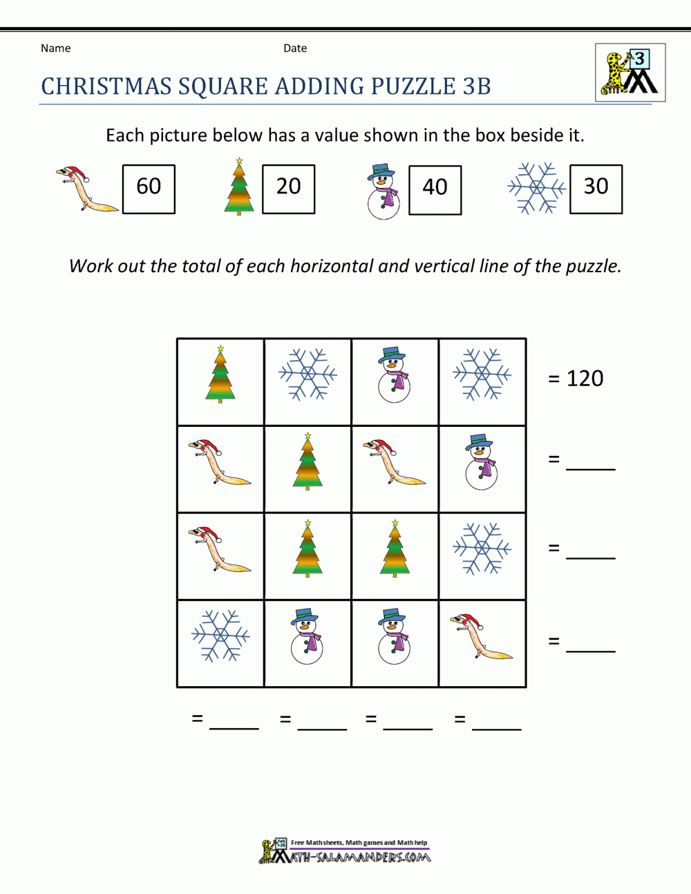 3Rd Grade Christmas Math Worksheets intended for Christmas Math Worksheets 3rd Grade Time