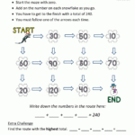 3Rd Grade Christmas Math Worksheets Within Christmas Math Worksheets For Third Graders