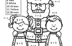 Christmas Addition Coloring Worksheets For First Grade - Worksheet pertaining to Christmas 1St Grade Math Coloring Worksheets