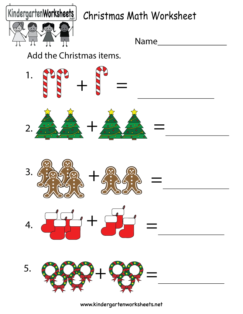 Christmas Coloraddition Worksheet with regard to Christmas Math Addition Worksheets For Kindergarten