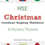 Christmas Coordinate Plane Graphing With Regard To Christmas Math Coordinate Plane Worksheets