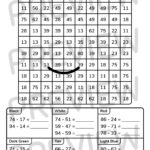 Christmas Double Digit Subtraction Mystery Pictures | Math Review In Christmas Math Mystery Worksheets