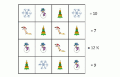 Christmas Math 5Th Grade Worksheets in Christmas Math Mystery Worksheets