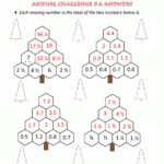 Christmas Math 5Th Grade Worksheets In Christmas Math Worksheet 2nd Grade