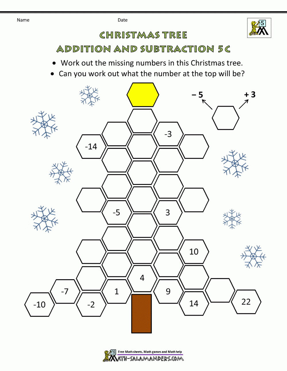 Christmas Math 5Th Grade Worksheets inside Christmas Math Worksheets Grade 4 5