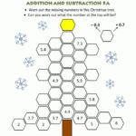 Christmas Math 5Th Grade Worksheets Throughout 5th Grade Christmas Math Worksheets Free