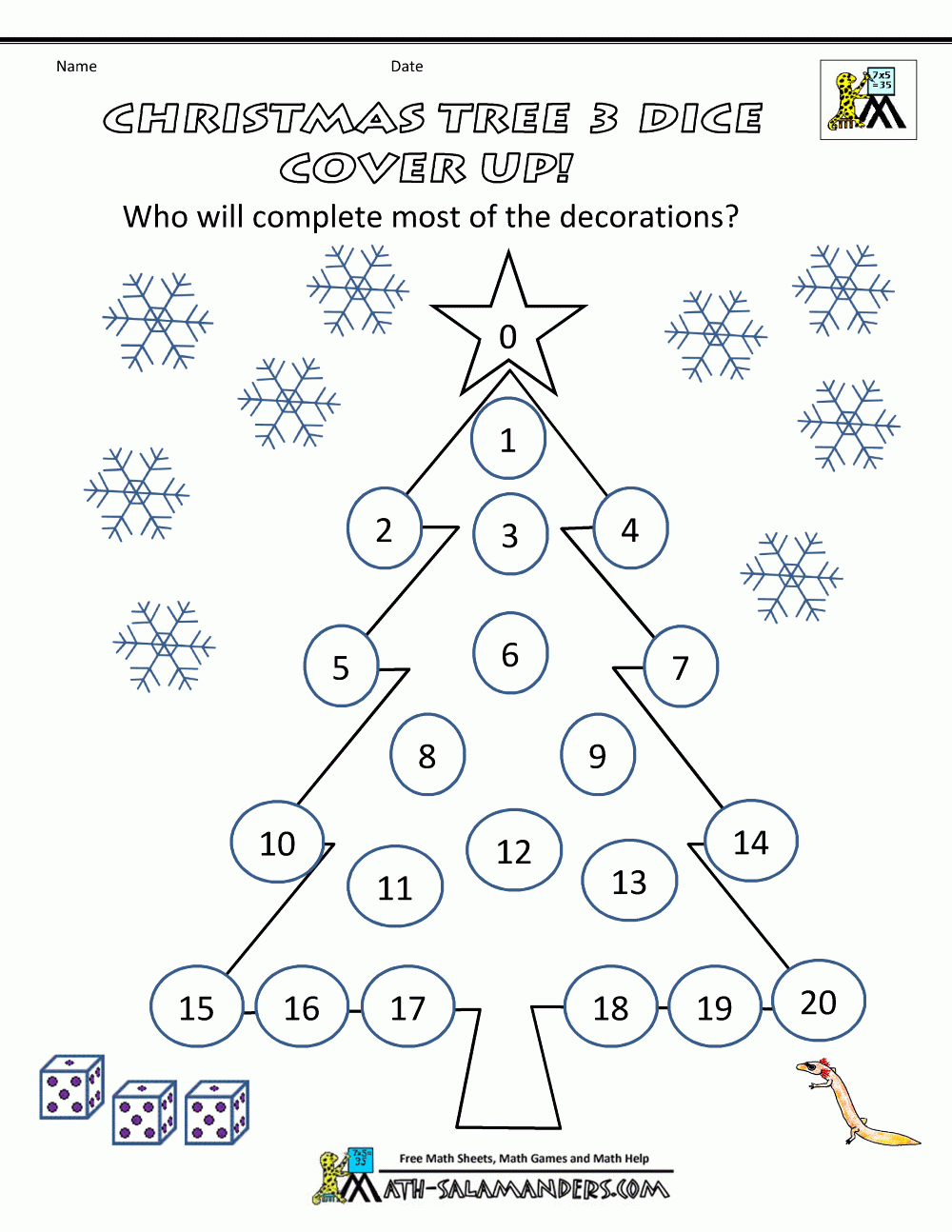 Christmas Math 5Th Grade Worksheets with regard to Christmas Math Facts Worksheets