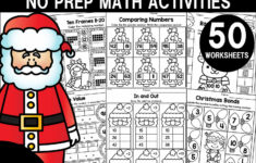 Christmas Math Activities 1St Grade Packet - United Teaching intended for Christmas Math Worksheets For 1St Graders
