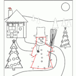 Christmas Math Activities Inside Christmas Dot To Dot Math Worksheets