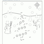 Christmas Math Activities Intended For Christmas Dot To Dot Math Worksheets