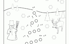 Christmas Math Activities intended for Christmas Dot To Dot Math Worksheets