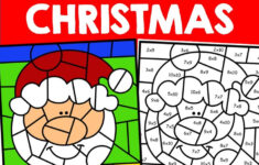 Christmas Math Coloring Pages - Multiplication Colornumber within Christmas Math Multiplication Coloring Worksheets