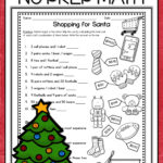 Christmas Math Worksheets | Christmas Multiplication And Division For Christmas Math 4th Grade Worksheets