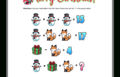 Christmas Math Worksheets For K-8—Printable With Answers — Mashup Math in Christmas Math Worksheets Order Of Operations