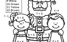 Christmas Math Worksheets For Kindergarten | Christmas Math Activities in Christmas Coloring Worksheet Preschooler Math