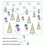 Christmas Math Worksheets For Kindergarten In Christmas Math Worksheets Kinder