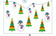 Christmas Math Worksheets For Kindergarten with Christmas Math Counting Worksheets