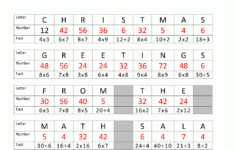 Christmas Math Worksheets (Harder) intended for Christmas Math Logic Worksheets