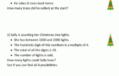 Christmas Math Worksheets (Harder) with Christmas Math Word Problems Worksheets