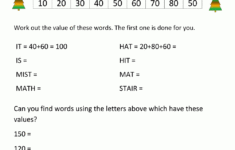 Christmas Math Worksheets (Harder) within Christmas Math Riddles Worksheets