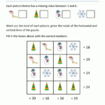 Christmas Math Worksheets Inside Christmas Math Worksheets For 6th Grade