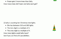 Christmas Math Worksheets intended for Christmas Math Worksheets Salamander
