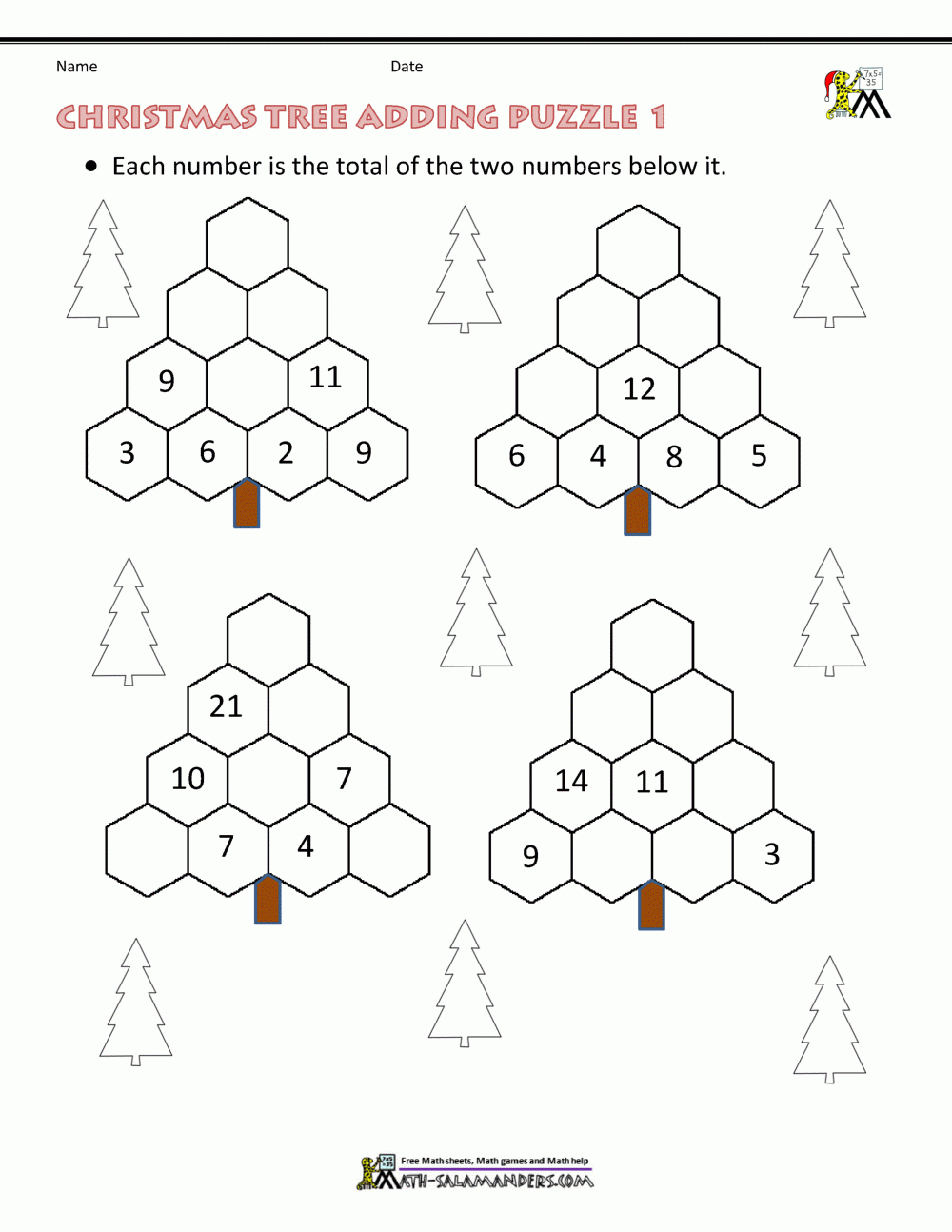 Christmas Math Worksheets regarding Christmas Math Worksheets 9th Grade