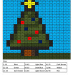 Christmas Multiplication And Division   Coloring Squared Pertaining To Christmas Math Coloring Worksheets 4th Grade