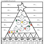 Christmas Tree Multiplication Coloring Sheets | Teachtastic Regarding Christmas Math Coloring Worksheet