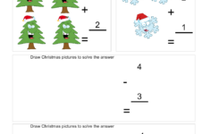 Christmas Worksheets For Kids, Fun Math, Cut And Paste with regard to Christmas Math Worksheets For Kids