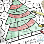 Colornumber Christmas Mystery Pictures: Double Digit Addition Pertaining To Christmas Math Hidden Picture Worksheets