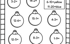 Easy Christmas Math Worksheets - Free! - Kids Activity Zone for Christmas Math Worksheets First Grade Free