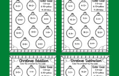Easy Christmas Math Worksheets - Free! - Kids Activity Zone in Christmas Math Worksheet 2nd Grade