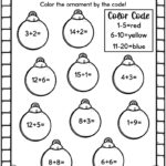 Easy Christmas Math Worksheets   Free!   Kids Activity Zone Regarding Christmas 1St Grade Math Coloring Worksheets