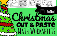 🎄 Free Cut And Paste Christmas Math Worksheets pertaining to Christmas Math Worksheet For 2Nd Grade