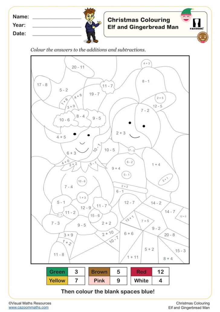 8th Grade Math Christmas Worksheets