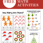 Free Christmas Math Printable Activity Book   Lemon And Kiwi Designs For Christmas Math Printable Worksheets