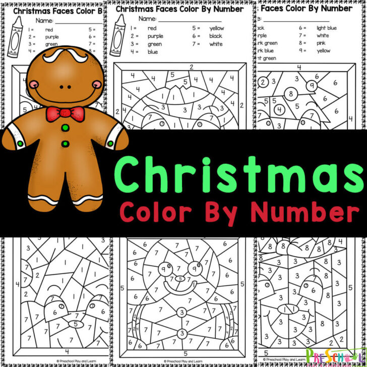 Christmas Coloring Math Worksheets Free