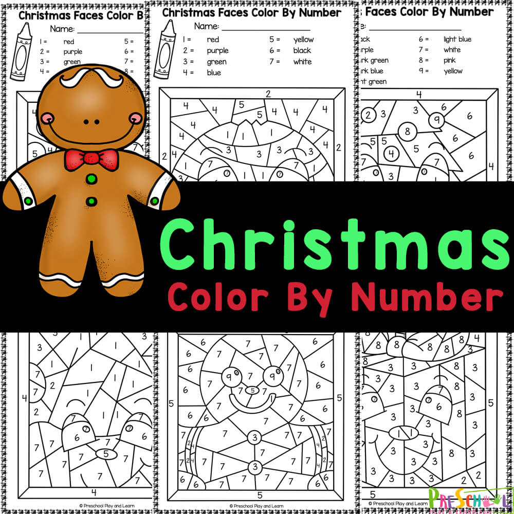 Free Printable Christmas Colornumber Worksheets intended for Christmas Coloring Math Worksheets Free