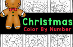 Free Printable Christmas Colornumber Worksheets regarding Christmas Math Coloring Worksheets 4Th Grade