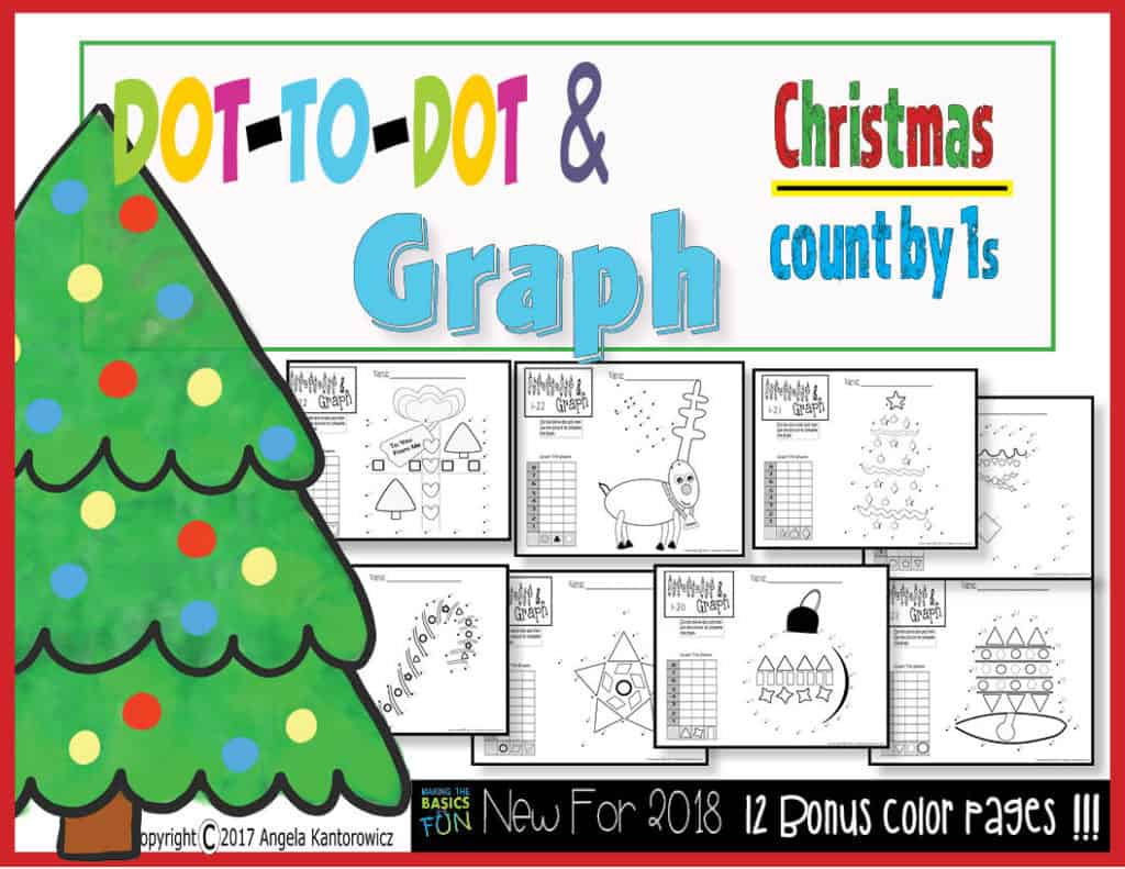 Fun Christmas Dot-To-Dot And Graph To Add You Math Activities This with Christmas Dot To Dot Math Worksheets