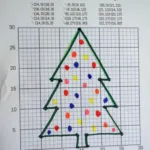 Graphing Christmas Coordinates Math Art Activity   Our Family Code With Regard To Christmas Math Coordinate Plane Worksheets