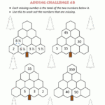 Math Christmas Activities 4Th Grade For 4th Grade Math Worksheets Christmas Theme