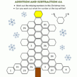 Math Christmas Activities 4Th Grade Intended For Christmas Math Worksheets Grade 4