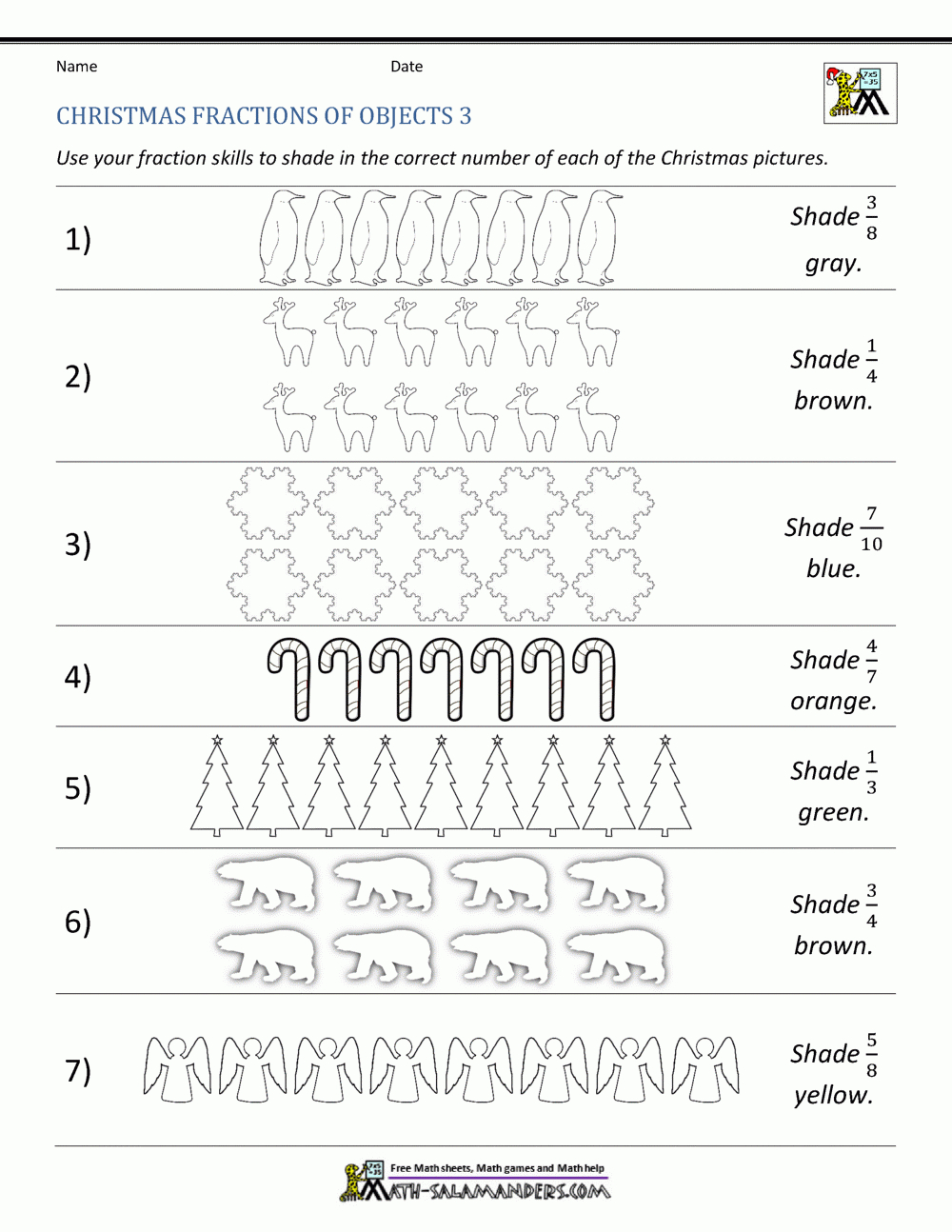 Math Christmas Activities 4Th Grade throughout 4Th Grade Math Worksheets Christmas Theme