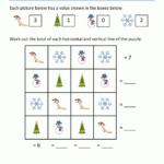 Math Christmas Worksheets First Grade For Christmas Math Worksheets For First Grade