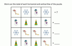 Math Christmas Worksheets First Grade inside Christmas Math Worksheet First Grade